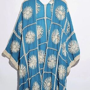 NWOT Free People x MOMO New York Flora Crochet Kimono